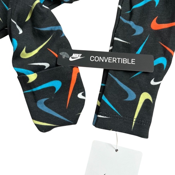 Nike Swooshfetti Baby Coverall Footed One-piece - Size 3M - Picture 3 of 4